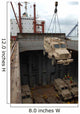 Harbor Crane Lifts Mine-resistant Wall Decal