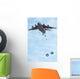 Soldiers Jump from C-17 Wall Decal