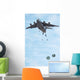 Soldiers Jump from C-17 Wall Decal