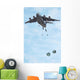 Soldiers Jump from C-17 Wall Decal