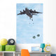 Soldiers Jump from C-17 Wall Decal