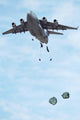 Soldiers Jump from C-17 Wall Decal