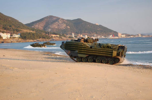 Amphibious Assault Vehicles Push Wall Decal