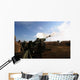 Artillerymen Fire 155mm round Wall Decal