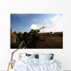 Artillerymen Fire 155mm round Wall Decal