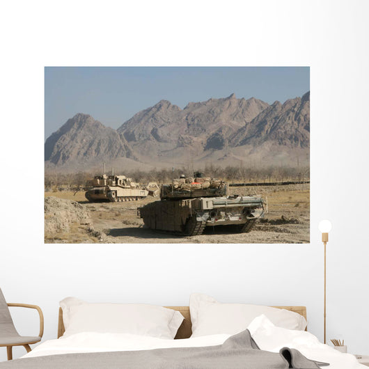 Marines Conduct Combat Operations Wall Decal