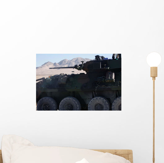 Light Armored Vehicle Fires Wall Decal