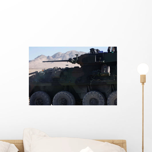 Light Armored Vehicle Fires Wall Decal