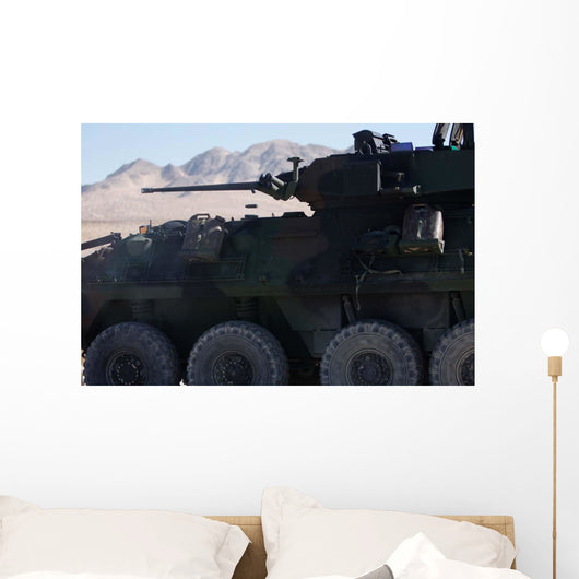 Light Armored Vehicle Fires Wall Decal