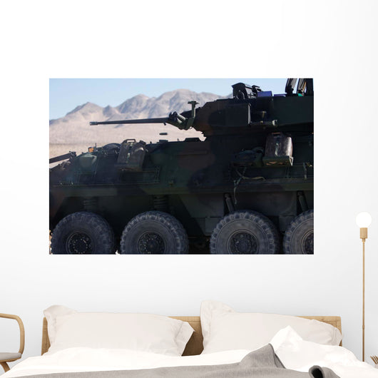 Light Armored Vehicle Fires Wall Decal