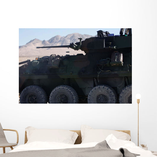 Light Armored Vehicle Fires Wall Decal