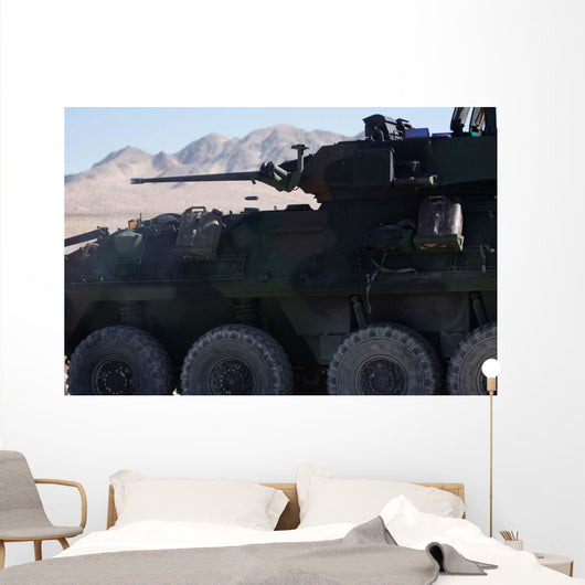 Light Armored Vehicle Fires Wall Decal