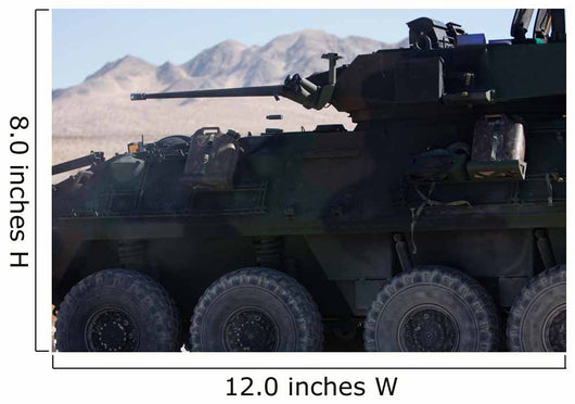 Light Armored Vehicle Fires Wall Decal