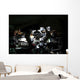 Us Army Specialist Adjusts Wall Decal