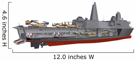 Cutaway Illustration Us Navy's Wall Decal