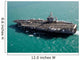 Aircraft Carrier Uss Dwight Wall Decal Design 1