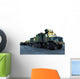 Armored Trucks Sit Pier Wall Decal