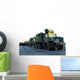 Armored Trucks Sit Pier Wall Decal