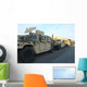 Humvees Sit Pier Morehead Wall Decal