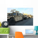 Humvees Sit Pier Morehead Wall Decal