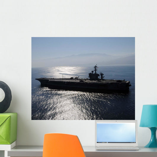 Aircraft Carrier Uss Carl Wall Decal