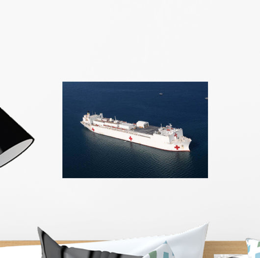 Usns Comfort Is Anchored Wall Decal