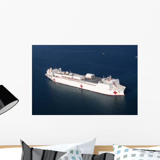 Usns Comfort Is Anchored Wall Decal