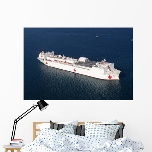 Usns Comfort Is Anchored Wall Decal