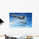Three-ship Formation F-22 Raptors Wall Decal Design 3