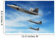 Three-ship Formation F-22 Raptors Wall Decal Design 3