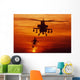Four Ah-64 Apache Anti-armor Wall Decal