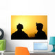 Us Army Soldiers Silhouetted Wall Decal