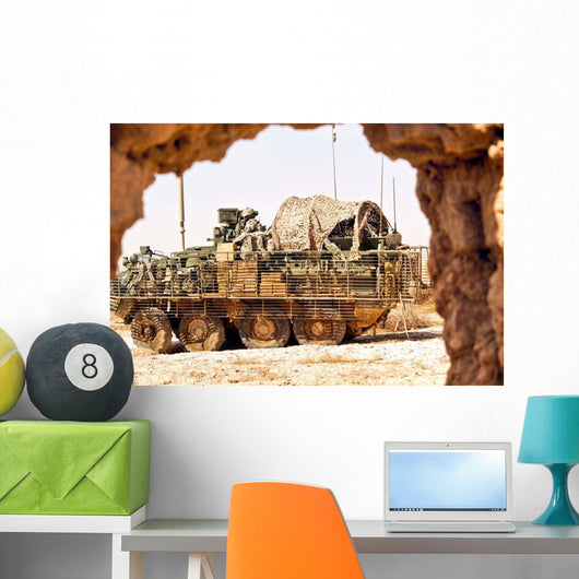 Us Soldiers Conduct Combat Wall Decal