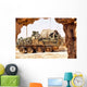 Us Soldiers Conduct Combat Wall Decal