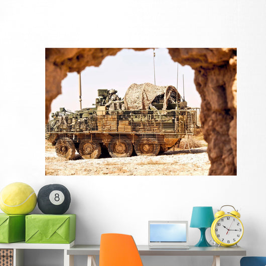 Us Soldiers Conduct Combat Wall Decal
