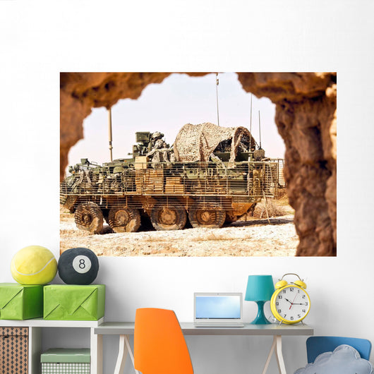 Us Soldiers Conduct Combat Wall Decal