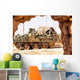 Us Soldiers Conduct Combat Wall Decal