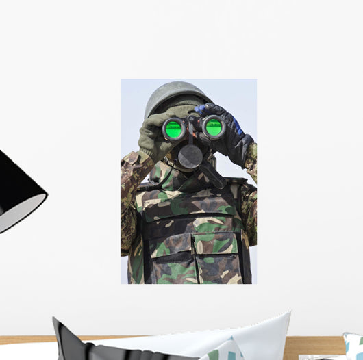 Afghan National Army Soldier Wall Decal Design 1