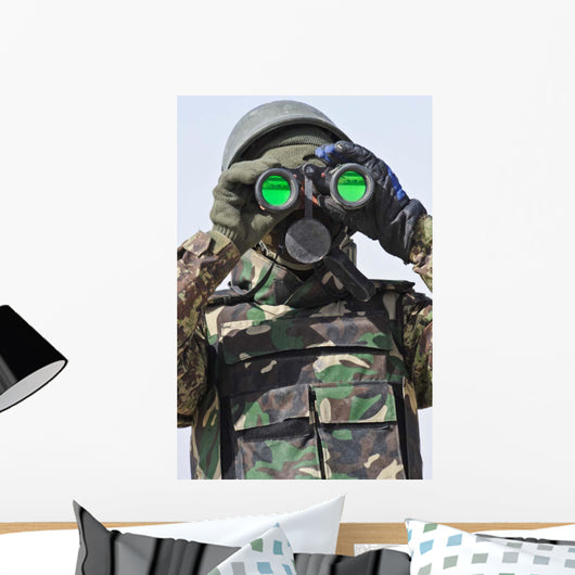 Afghan National Army Soldier Wall Decal Design 1
