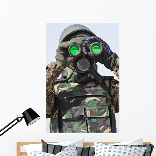 Afghan National Army Soldier Wall Decal Design 1