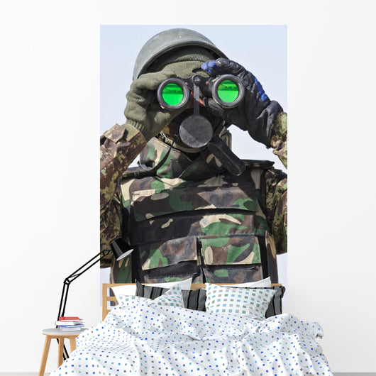 Afghan National Army Soldier Wall Decal Design 1