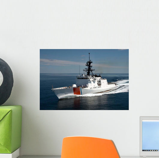 Us Coast Guard Cutter Wall Decal Design 2