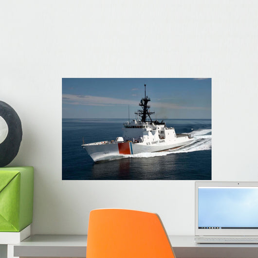 Us Coast Guard Cutter Wall Decal Design 2