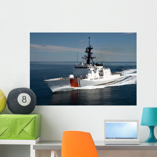 Us Coast Guard Cutter Wall Decal Design 2