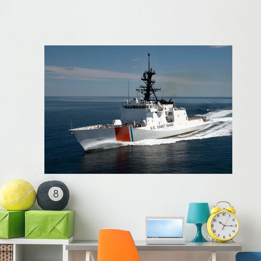 Us Coast Guard Cutter Wall Decal Design 2