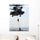 Marines Rappel from Ch-53e Wall Decal