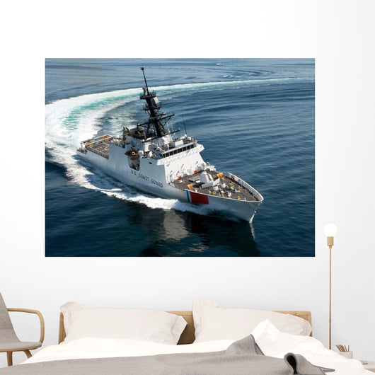 Us Coast Guard Cutter Wall Decal Design 3
