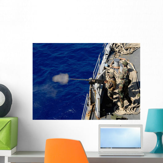 Sailors aboard Uss Fort Wall Decal