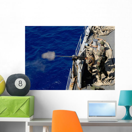 Sailors aboard Uss Fort Wall Decal