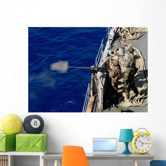 Sailors aboard Uss Fort Wall Decal